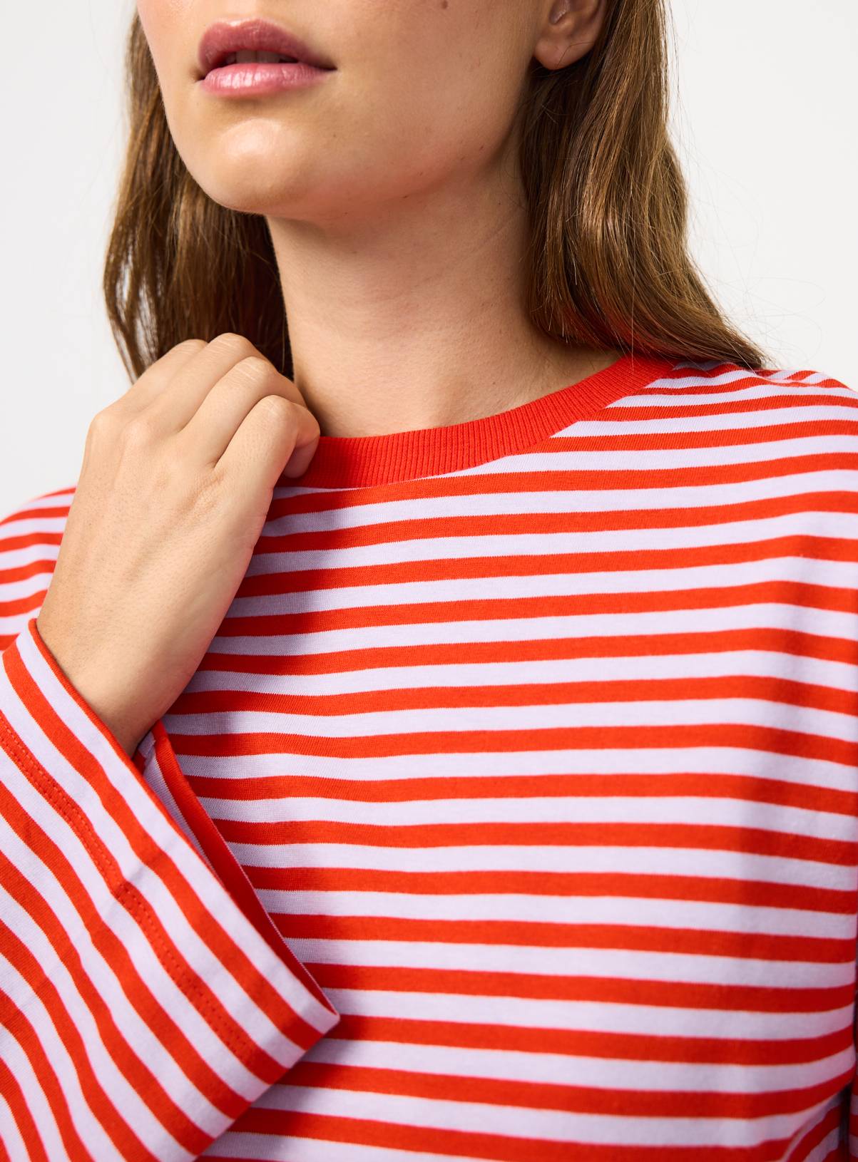 Red Stripe Boxy Fit Top XS - Image 3