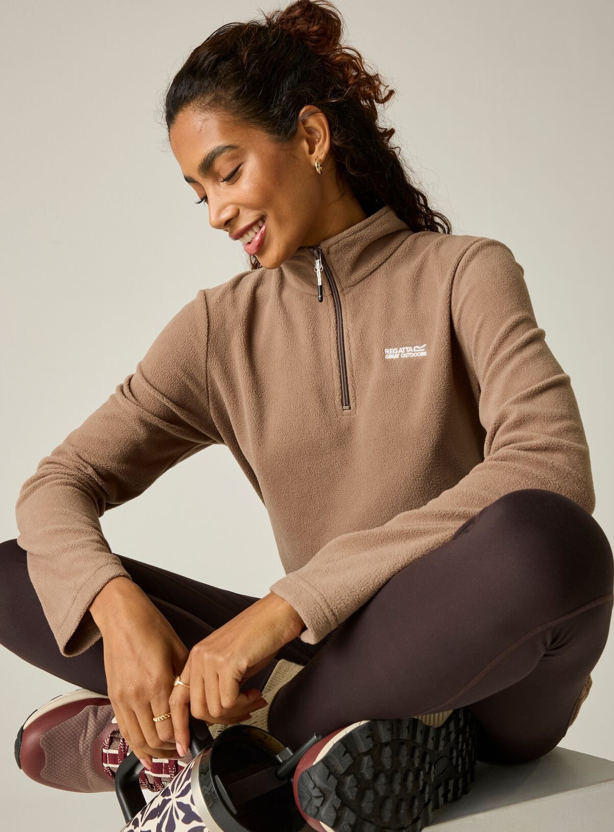 REGATTA Sweethart Fleece Brown 10 - Image 3 thumbnail