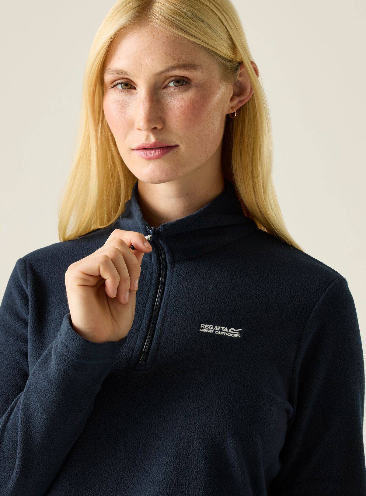 REGATTA Sweethart Fleece Navy 14 - Image 2