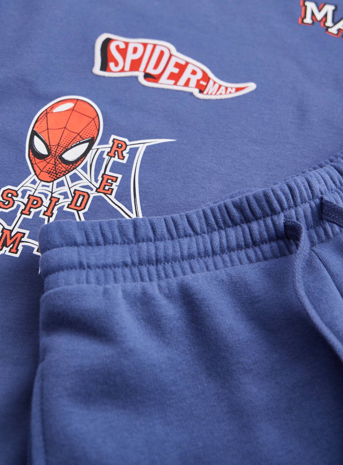Blue Spider-Man Retro Graphic Pyjama 2-Piece Set 12 years - Image 2