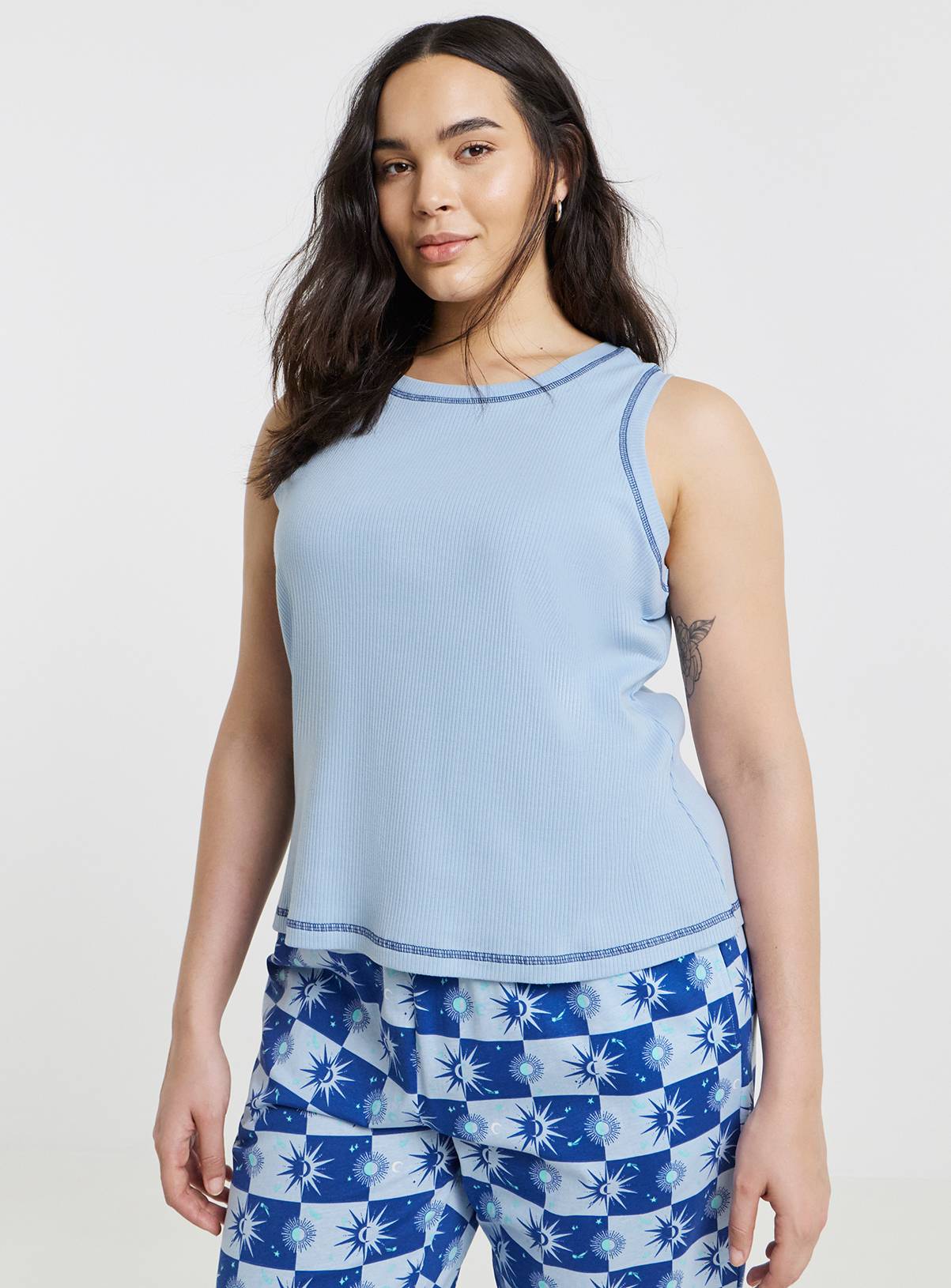 SIMPLY BE 2 Pack Celestial Pyjama Sets 8-10 - Image 3