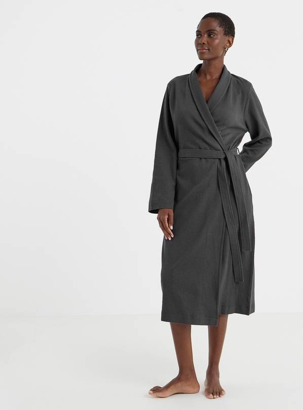 SIMPLY BE Waffle Dressing Gown 8-10