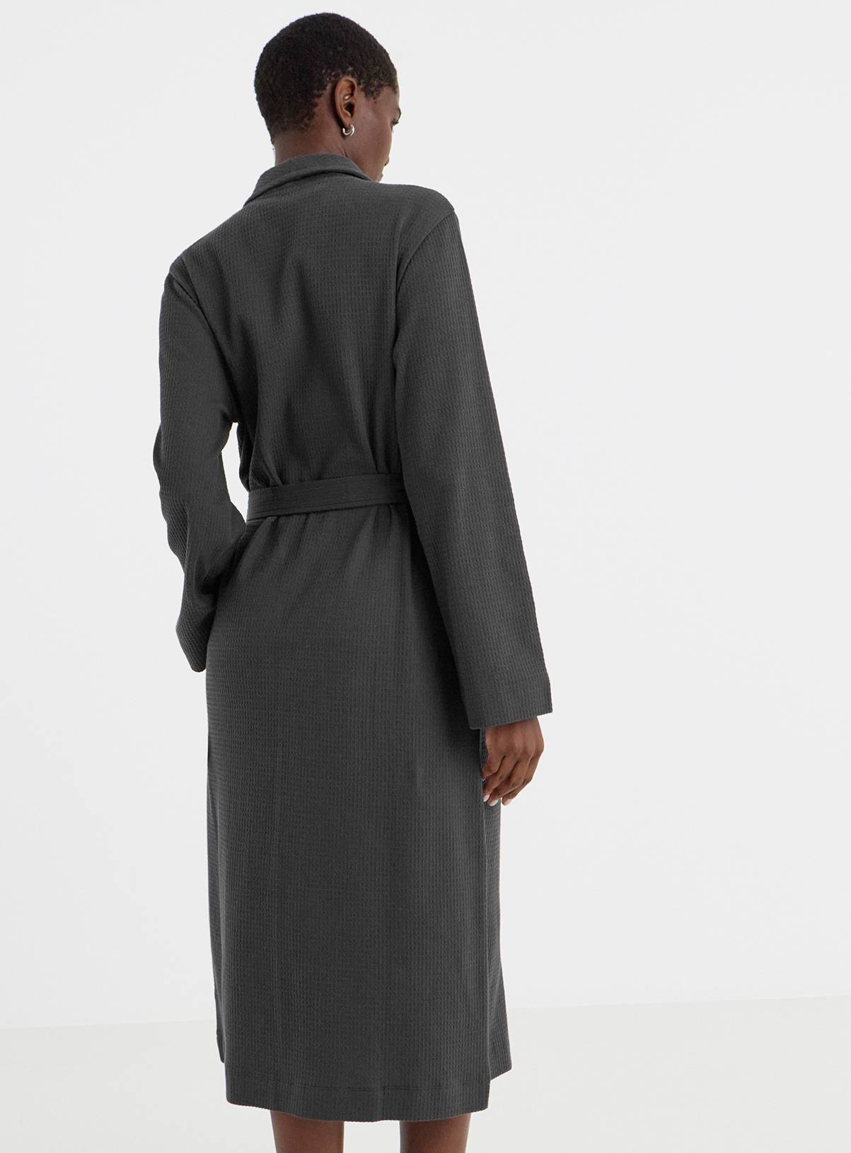 SIMPLY BE Waffle Dressing Gown 8-10 - Image 2