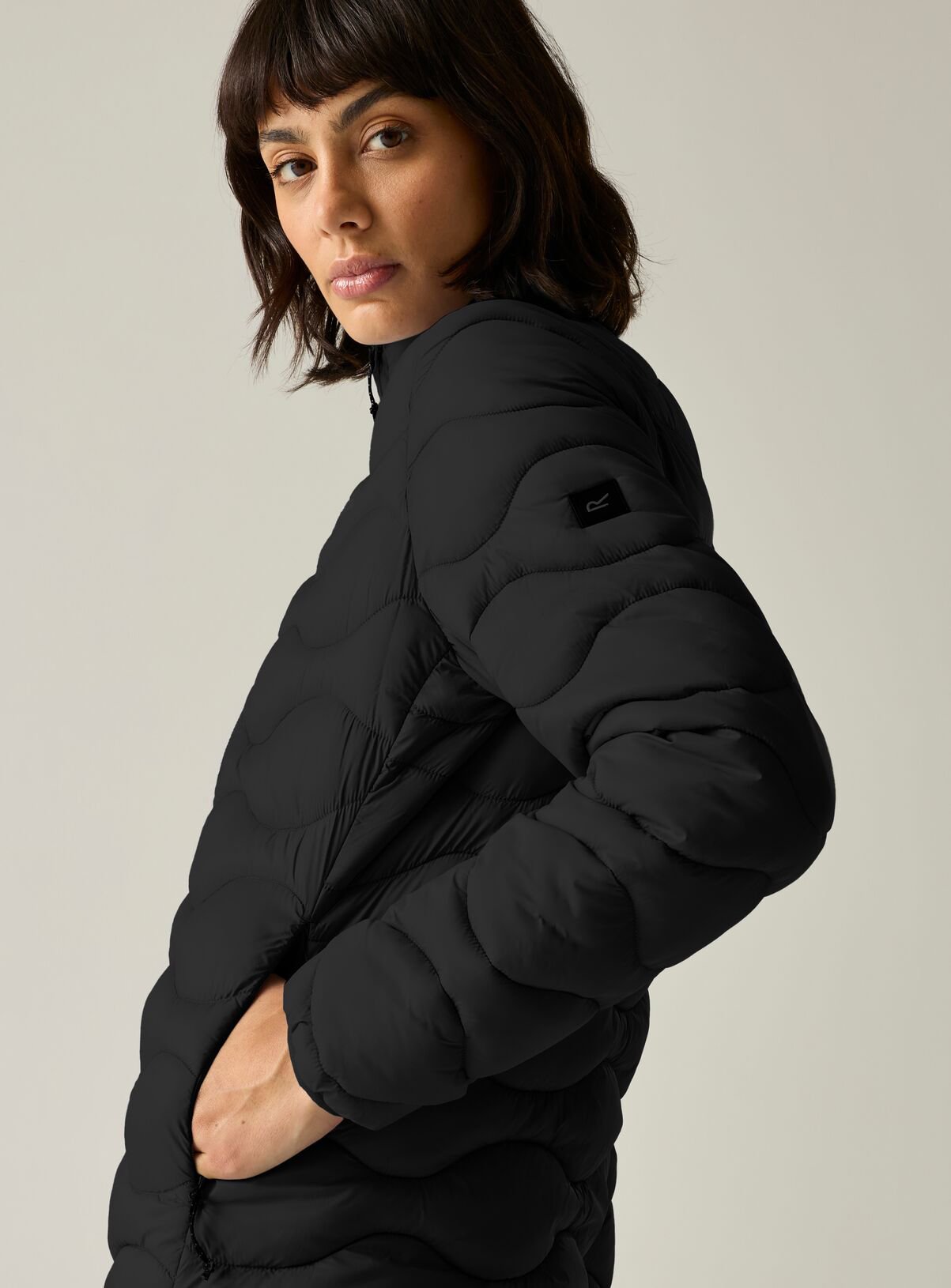 REGATTA Hydi Water Repellent Padded Jacket Black 14 - Image 3 thumbnail