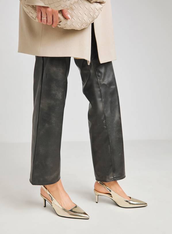 SIMPLY BE Pointy Toe Slingback Wide Fit 4