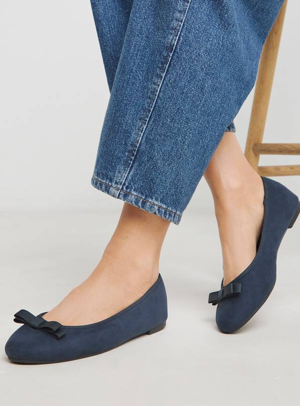 SIMPLY BE Classic Ballerina Bow Shoe Standard 7