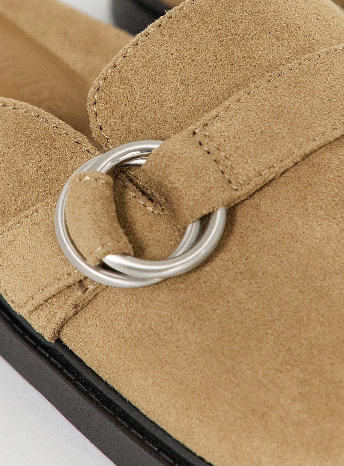 SIMPLY BE Buckle Flat Mule Extra Wide Fit 37 - Image 4 thumbnail