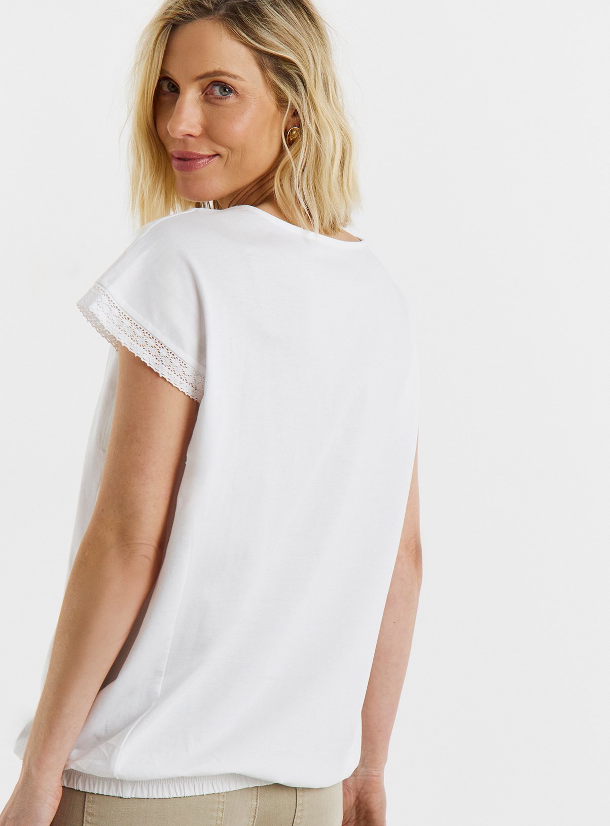 Buy SIMPLY BE Bubble Hem Top 18 | Tops | Argos