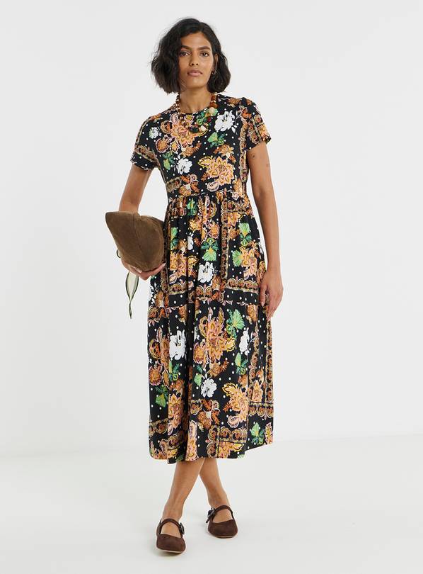 SIMPLY BE Supersoft Midi Dress with Pockets 24