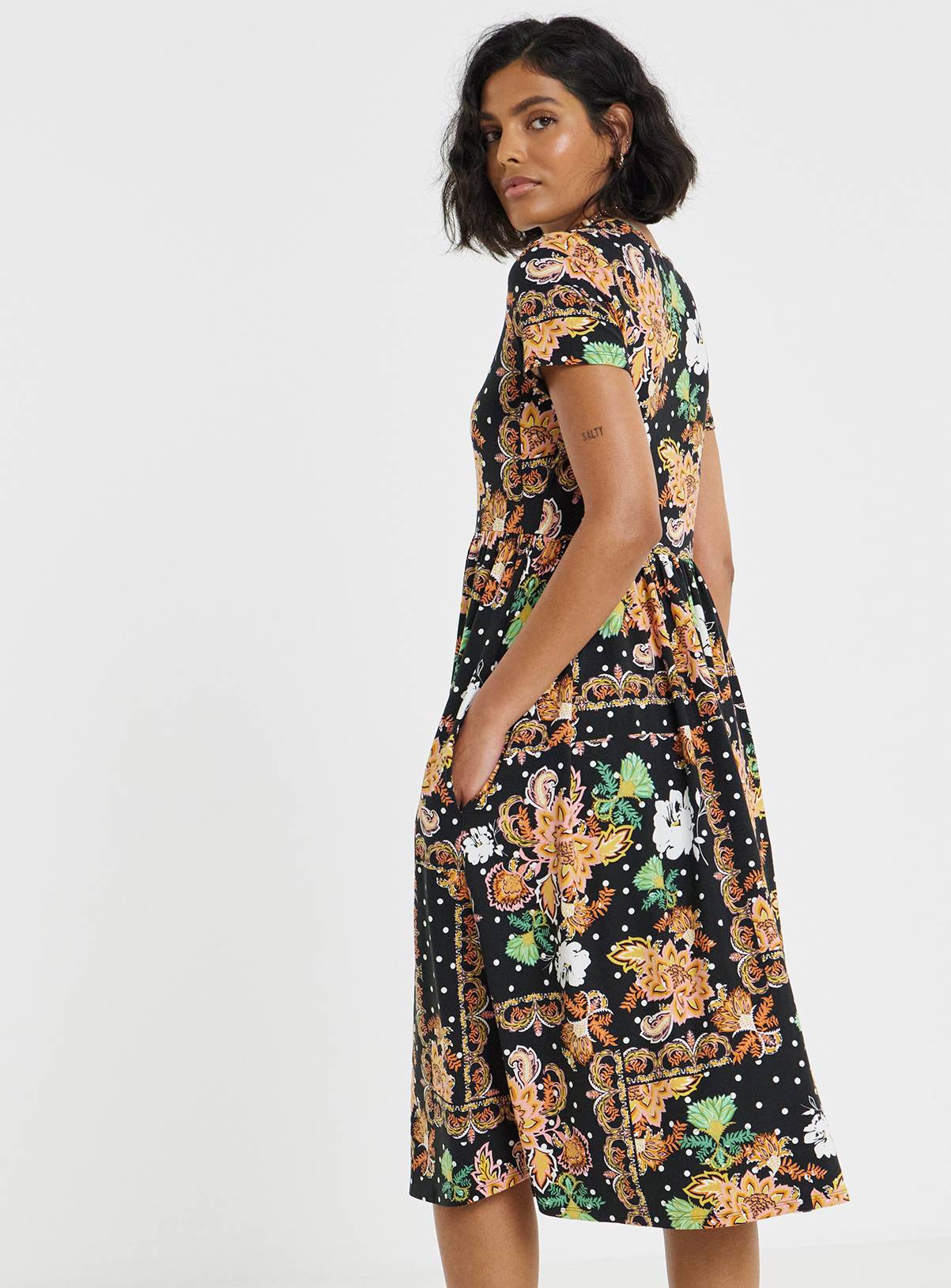 SIMPLY BE Supersoft Midi Dress with Pockets 22 - Image 2