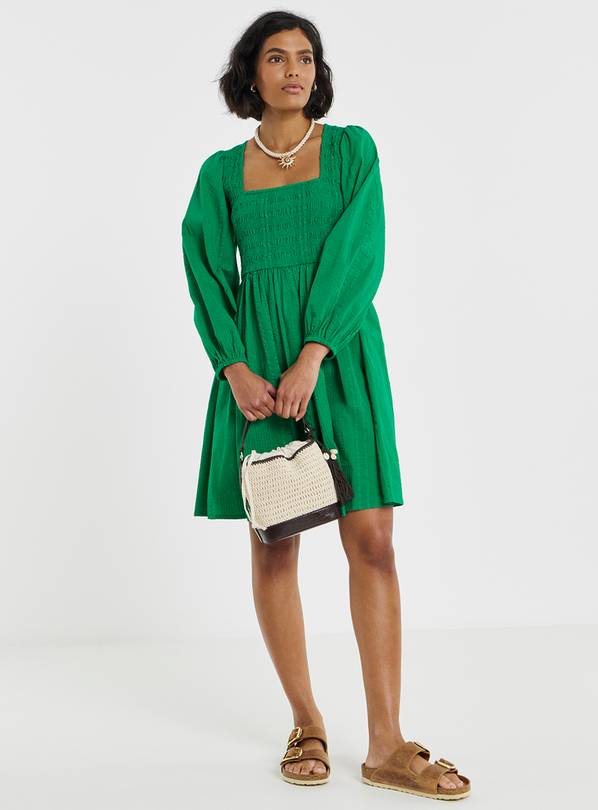 SIMPLY BE Shirred Skater Dress 30
