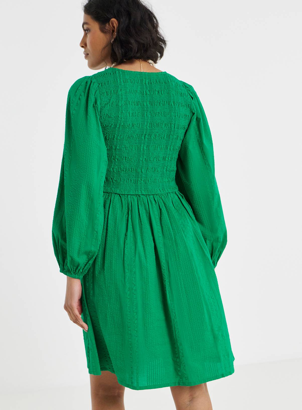 SIMPLY BE Shirred Skater Dress 28 - Image 2