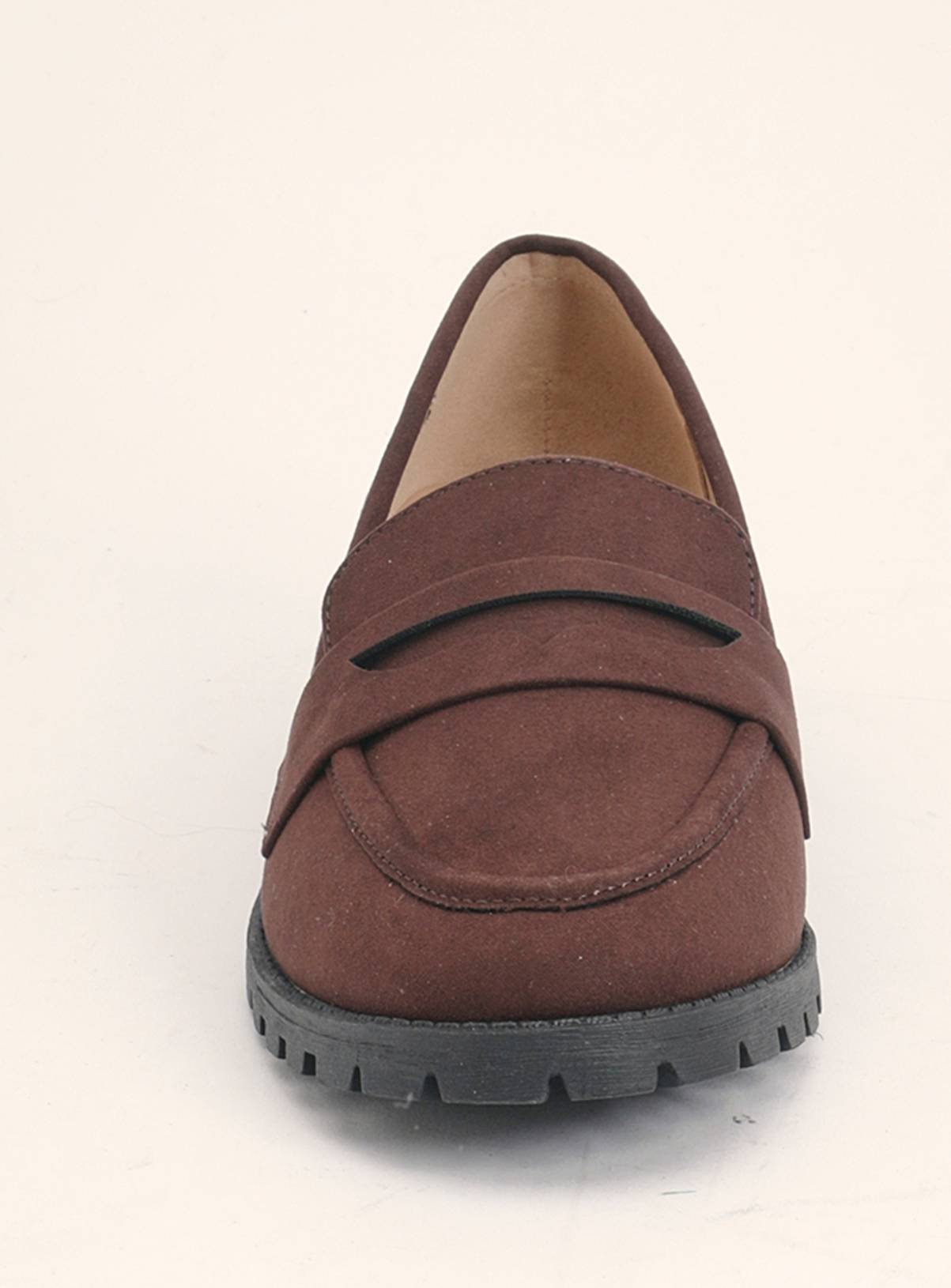 DOROTHY PERKINS Brown Leoni Faux Suede Chunky Loafers 6 - Image 3