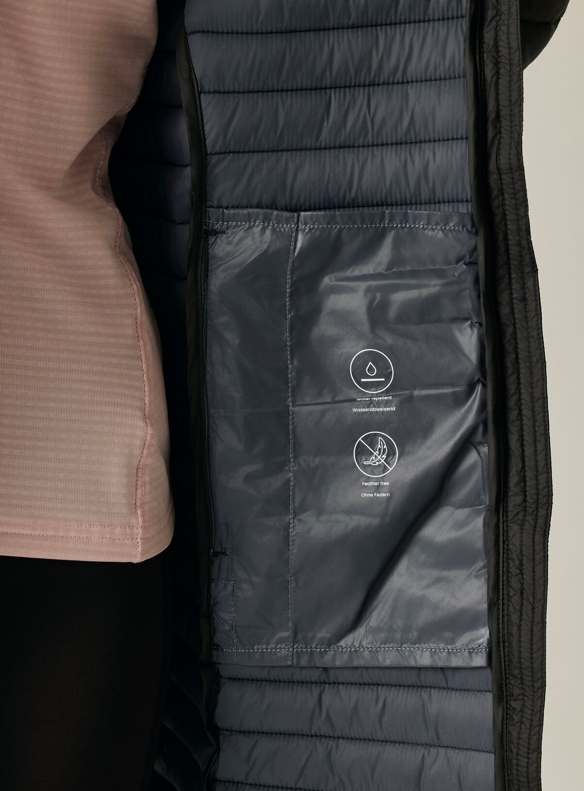 REGATTA Selenar Water Repellent Longline Jacket Black 12 - Image 4 thumbnail