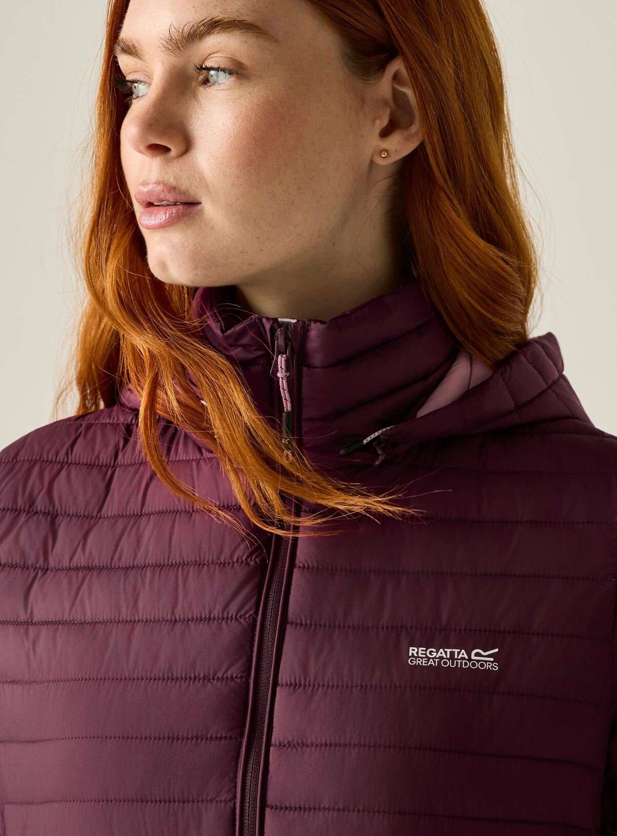 REGATTA Selenar Water Repellent Longline Jacket Purple 16 - Image 3 thumbnail