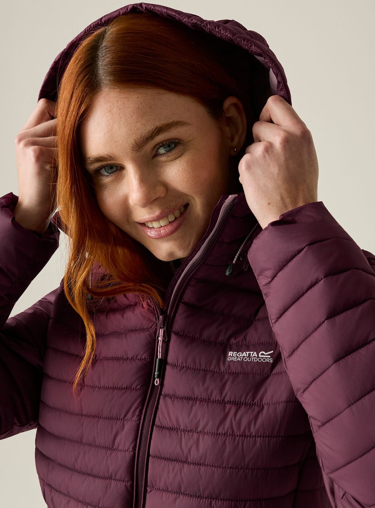 REGATTA Selenar Water Repellent Longline Jacket Purple 16 - Image 5 thumbnail