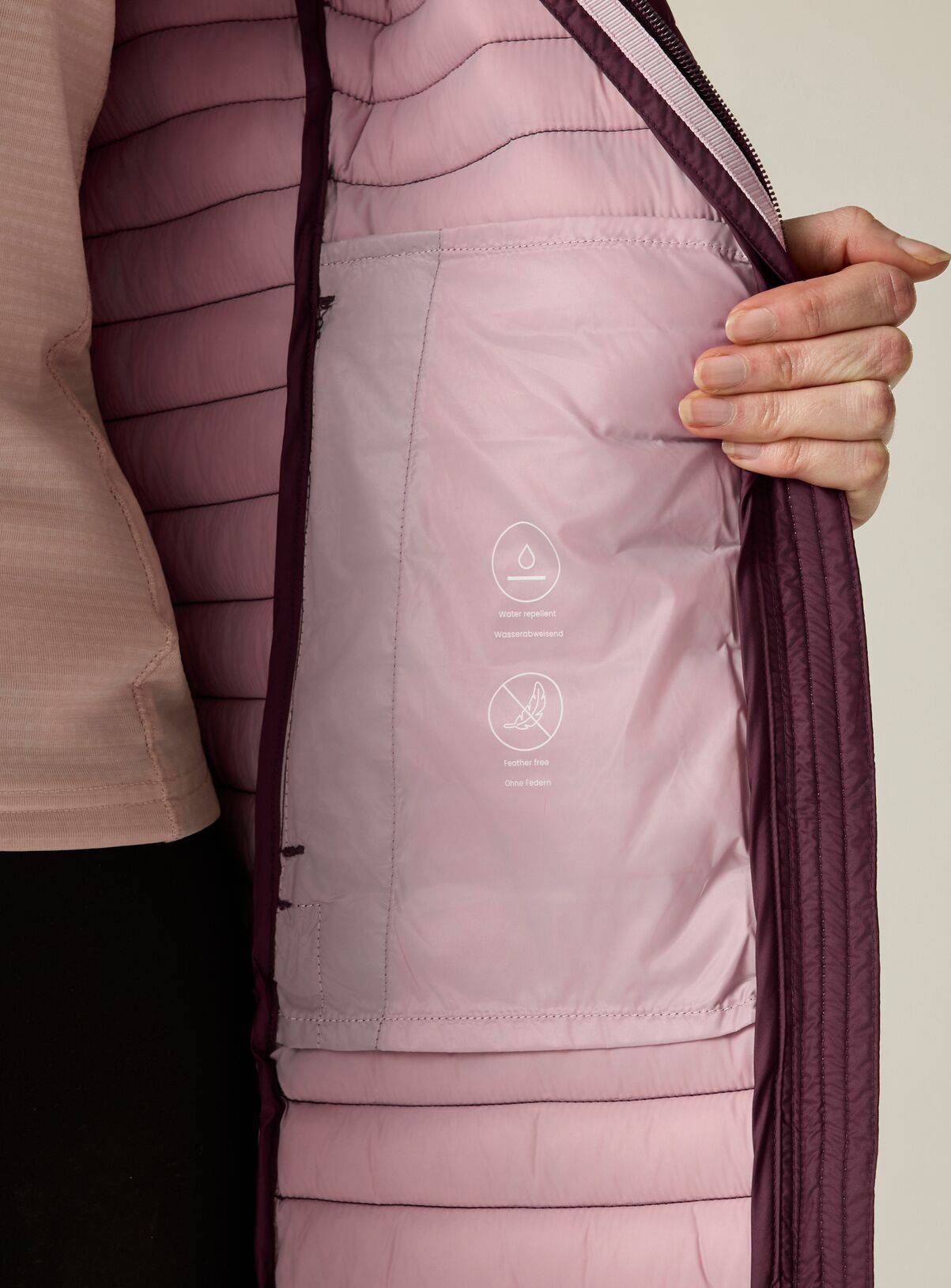 REGATTA Selenar Water Repellent Longline Jacket Purple 16 - Image 6