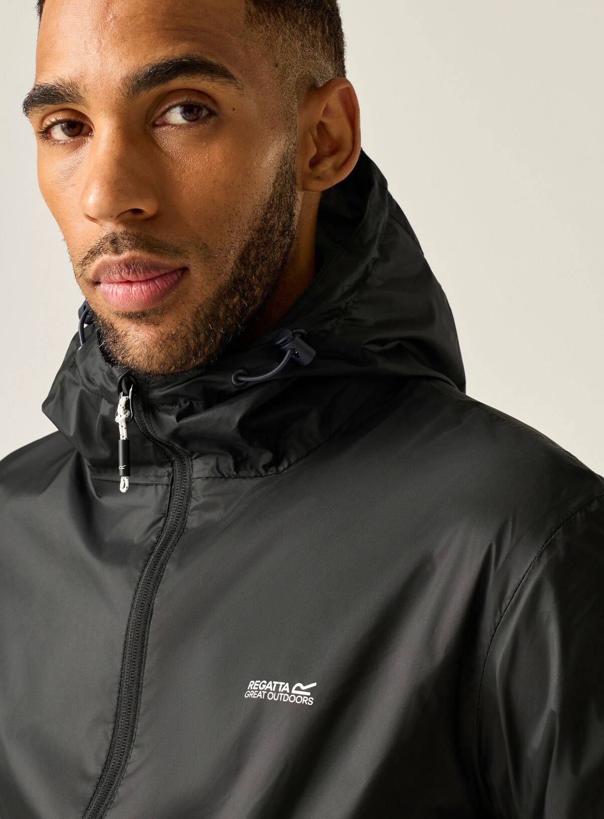 REGATTA Mens Waterproof Pack It Jacket III Black XXL - Image 2