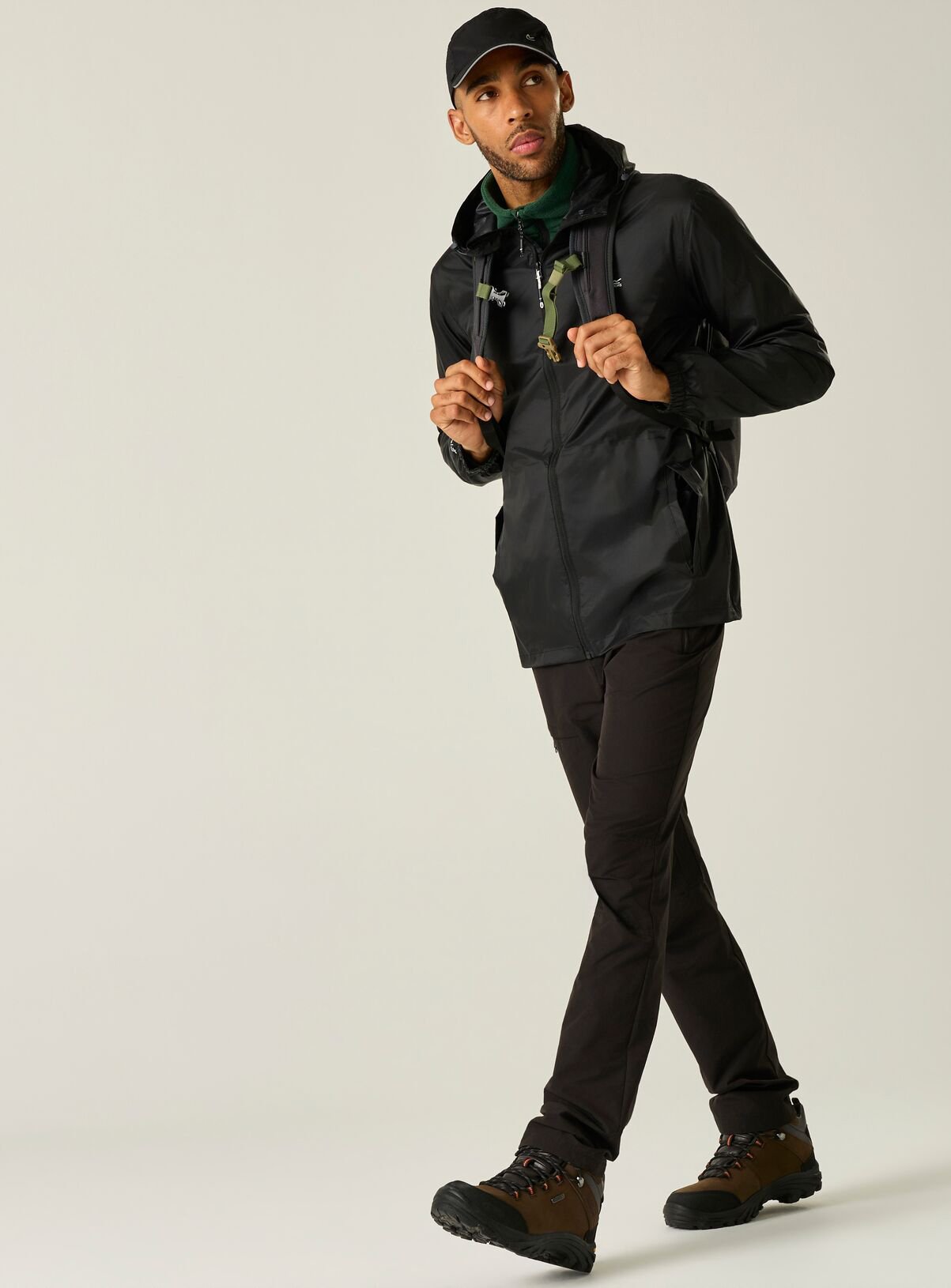 REGATTA Mens Waterproof Pack It Jacket III Black XXL - Image 5 thumbnail