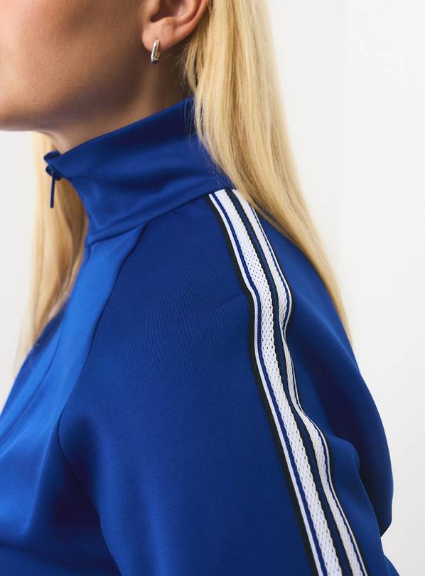 Blue Tricot Piping Jacket XS