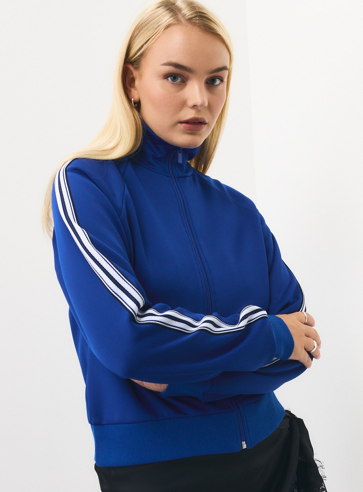 Blue Tricot Piping Jacket M - Image 2 thumbnail