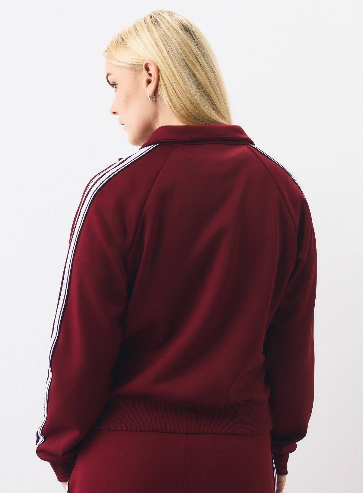 Red Tricot Piping Jacket XS - Image 4 thumbnail