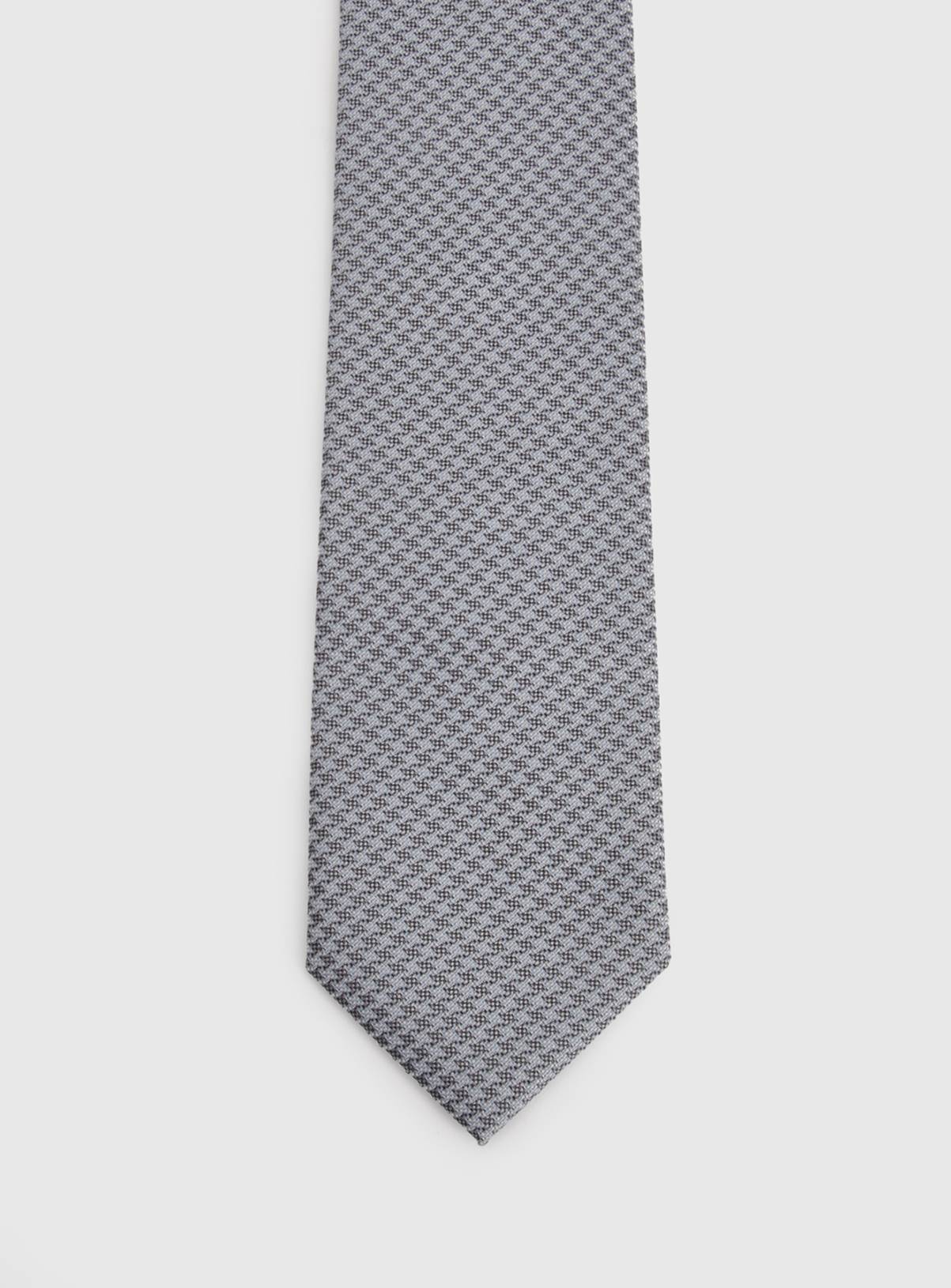 BURTON Blue Houndstooth Tie One Size - Image 3