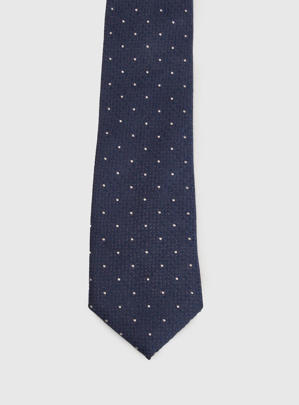 BURTON Navy Polka Dot Tie One Size - Image 3 thumbnail