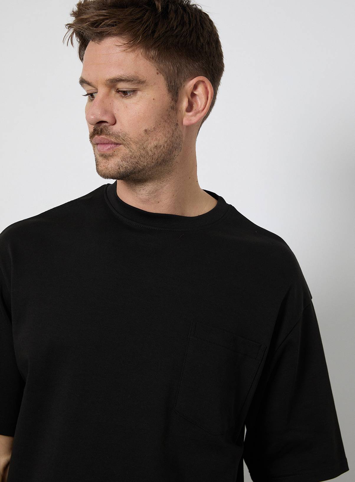 BURTON Black Oversized Crew Neck T-Shirt L - Image 2
