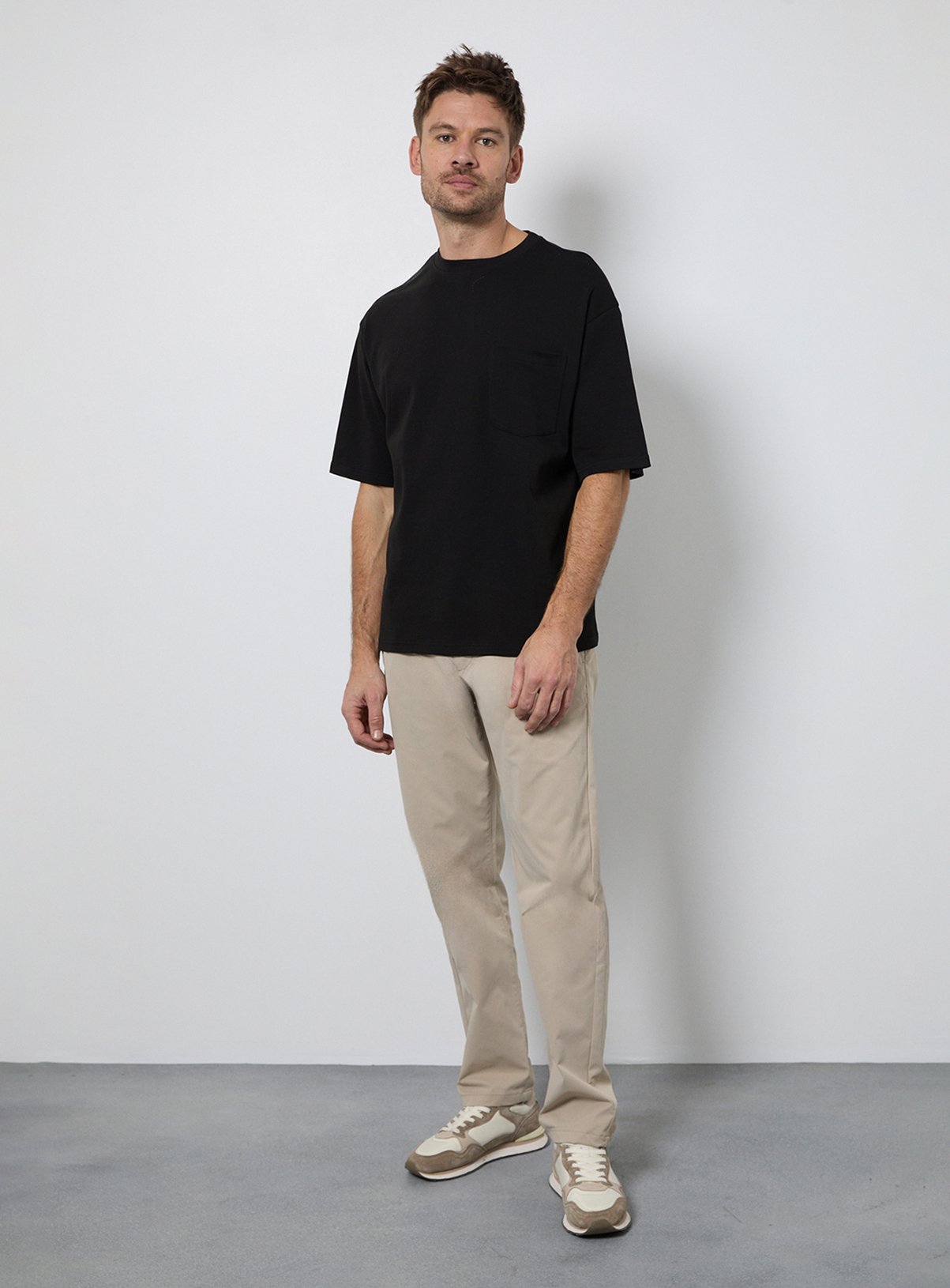 BURTON Black Oversized Crew Neck T-Shirt L - Image 4 thumbnail