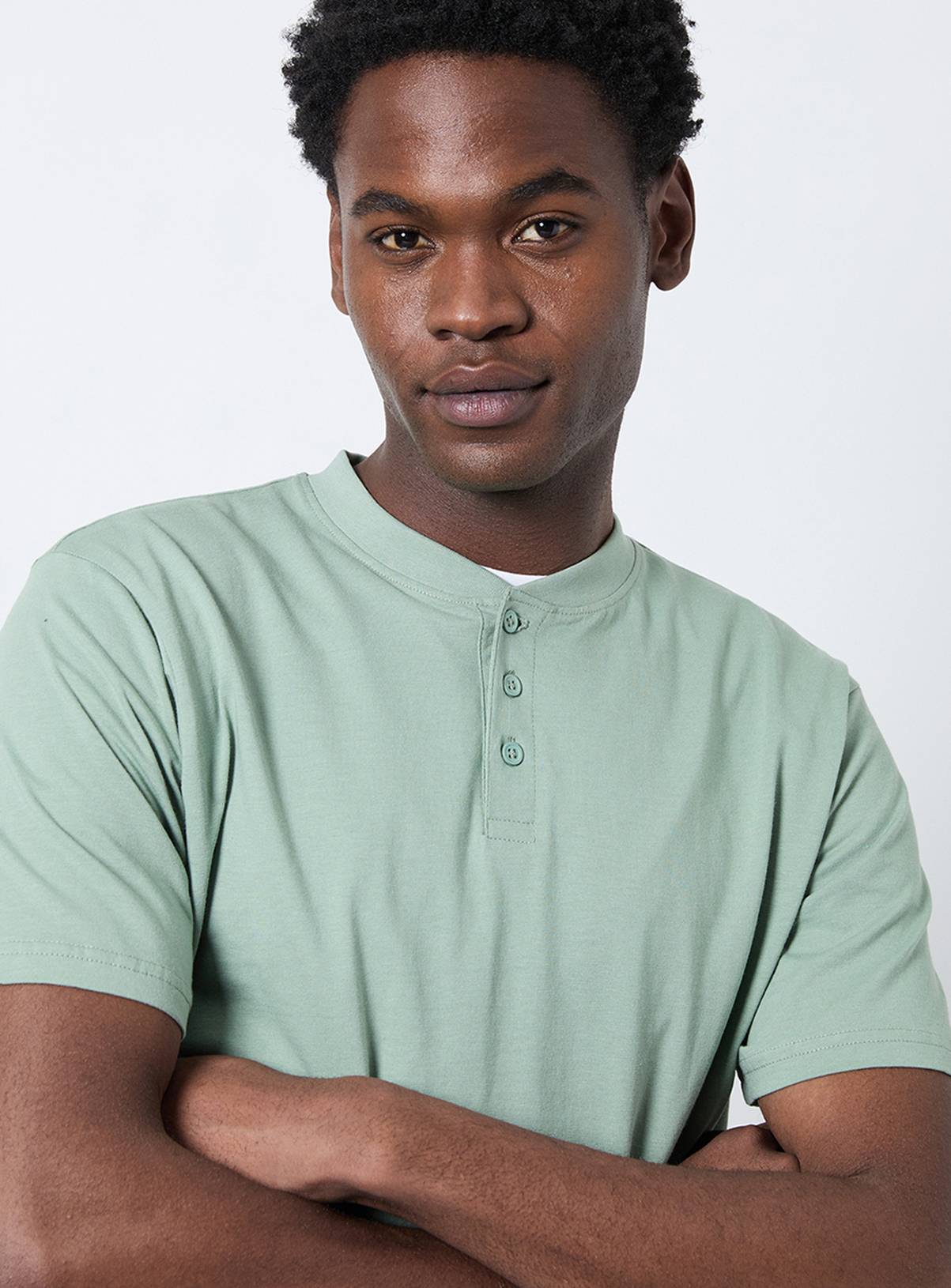 BURTON Sage Grandad Neck T-Shirt L - Image 2