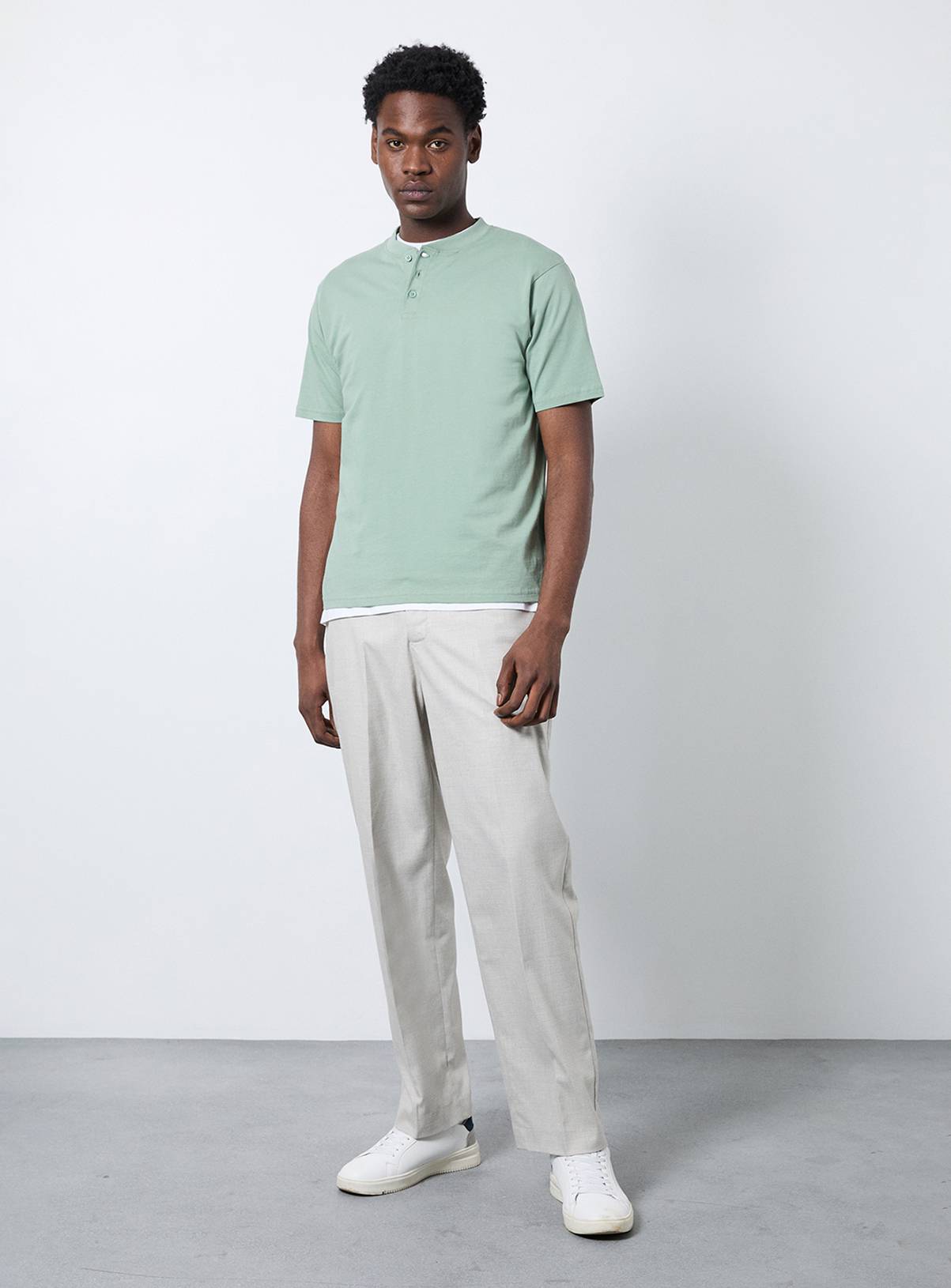 BURTON Sage Grandad Neck T-Shirt L - Image 4