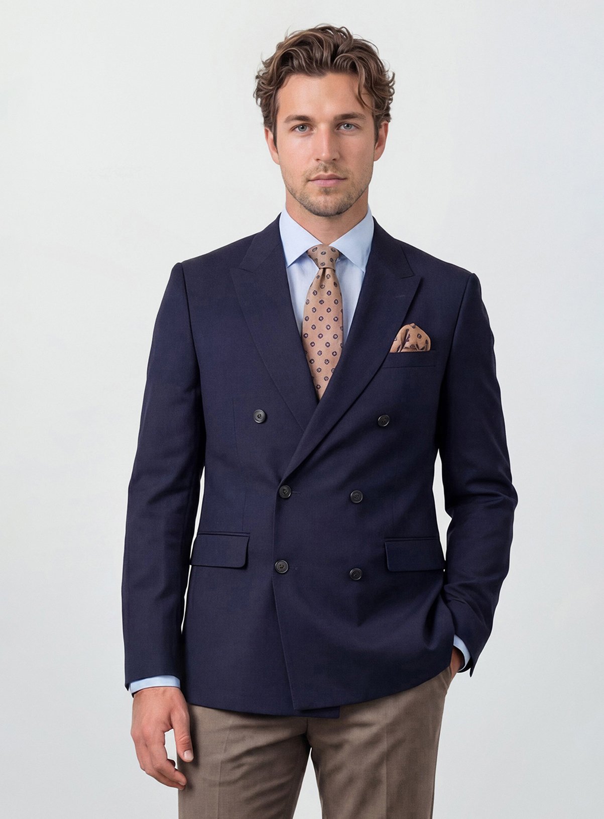 BURTON Essential Double Breasted Blazer 44R - Image 2 thumbnail