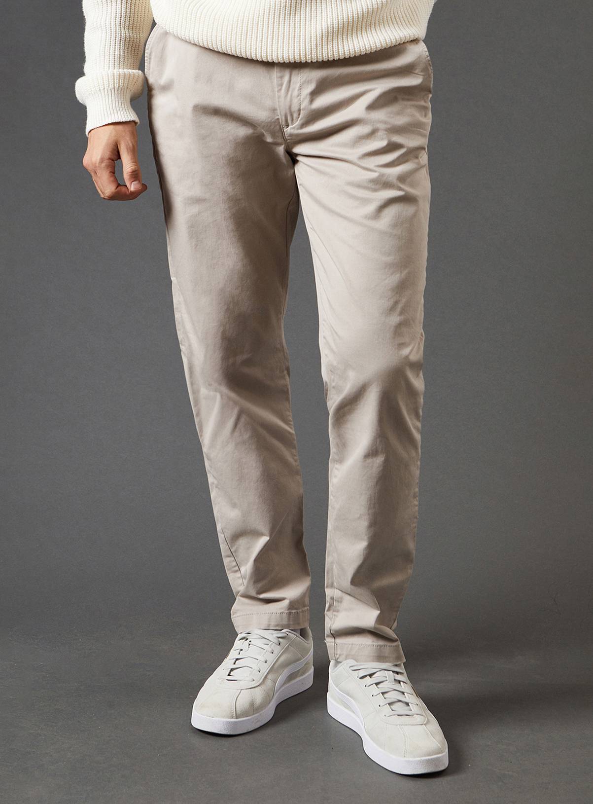 BURTON Slim Fit Chino Trousers 34R - Image 1