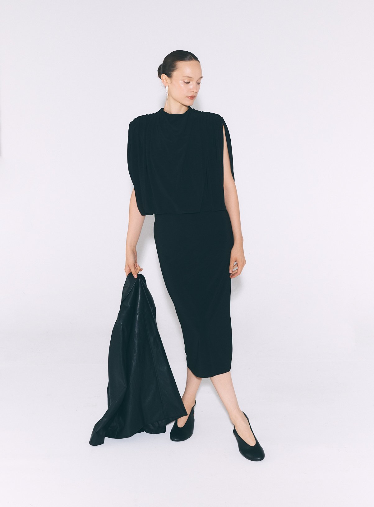 Black Sleeveless Midaxi Dress 18 - Image 2 thumbnail
