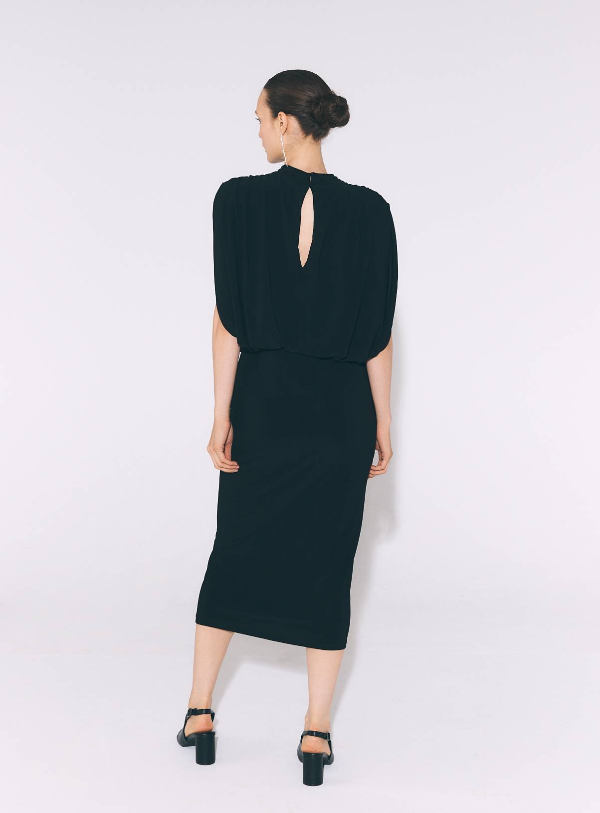 Black Sleeveless Midaxi Dress 18 - Image 4