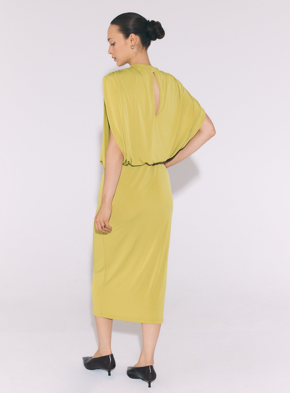 Green Sleeveless Midaxi Dress 12 - Image 4 thumbnail