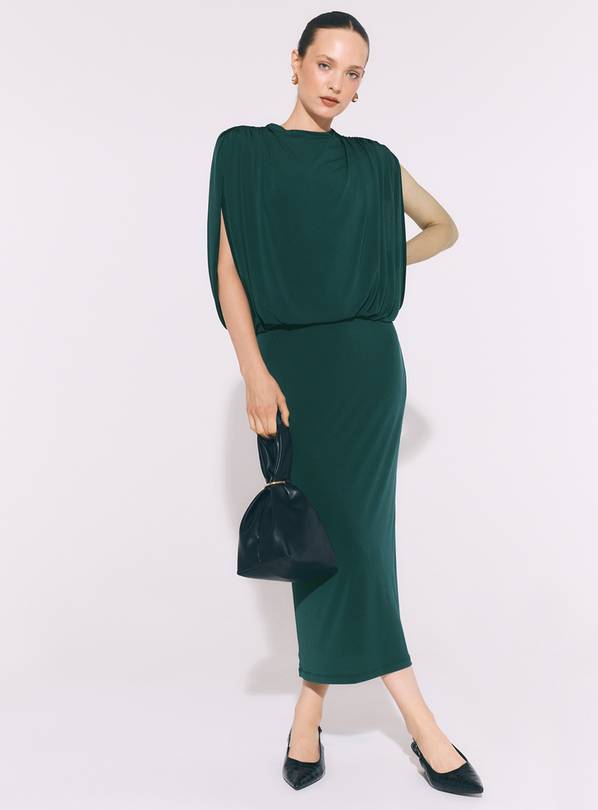 Teal Sleeveless Midaxi Dress 14