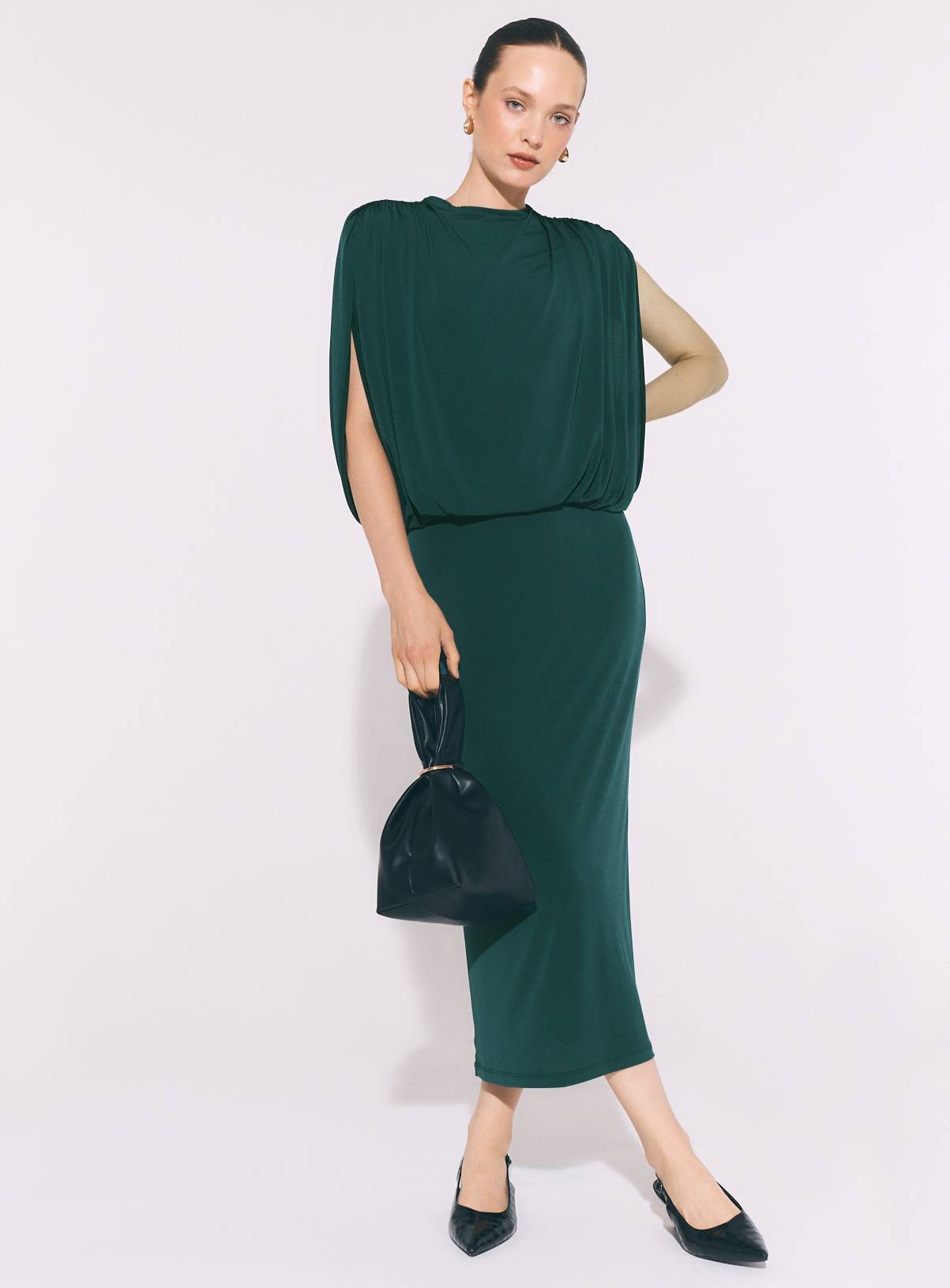 Teal Sleeveless Midaxi Dress 24 - Image 1