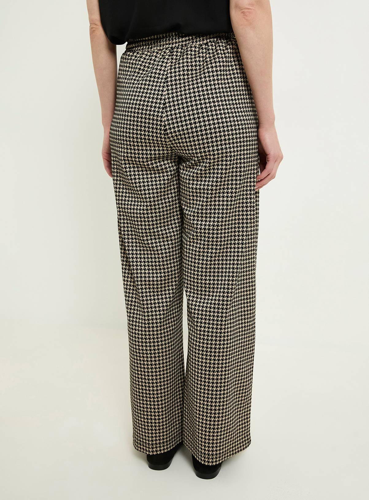 WALLIS Dogtooth Ponte Drawstring Trouser 16 - Image 3