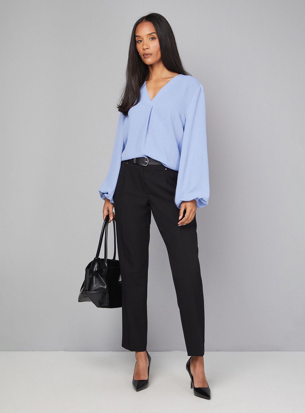 WALLIS Overhead Long Sleeve Shirt Blue 8 - Image 2 thumbnail