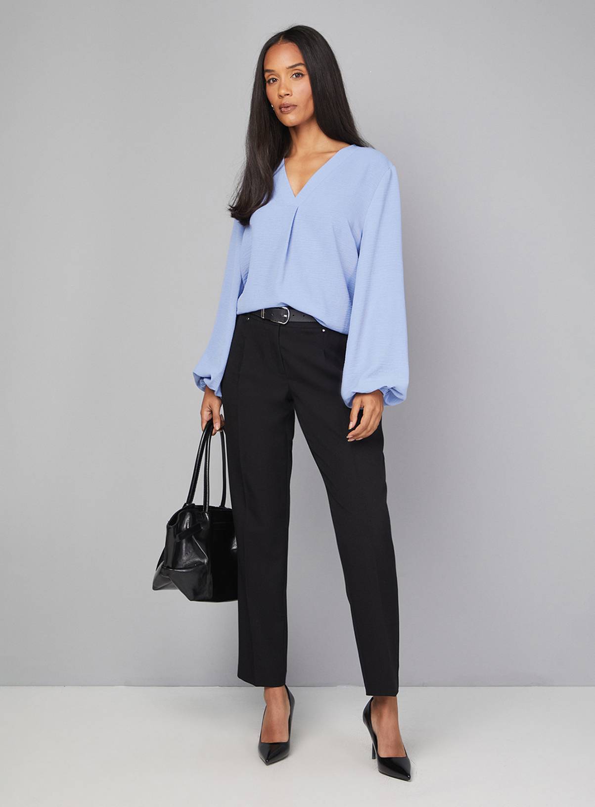 WALLIS Overhead Long Sleeve Shirt Blue 8 - Image 2