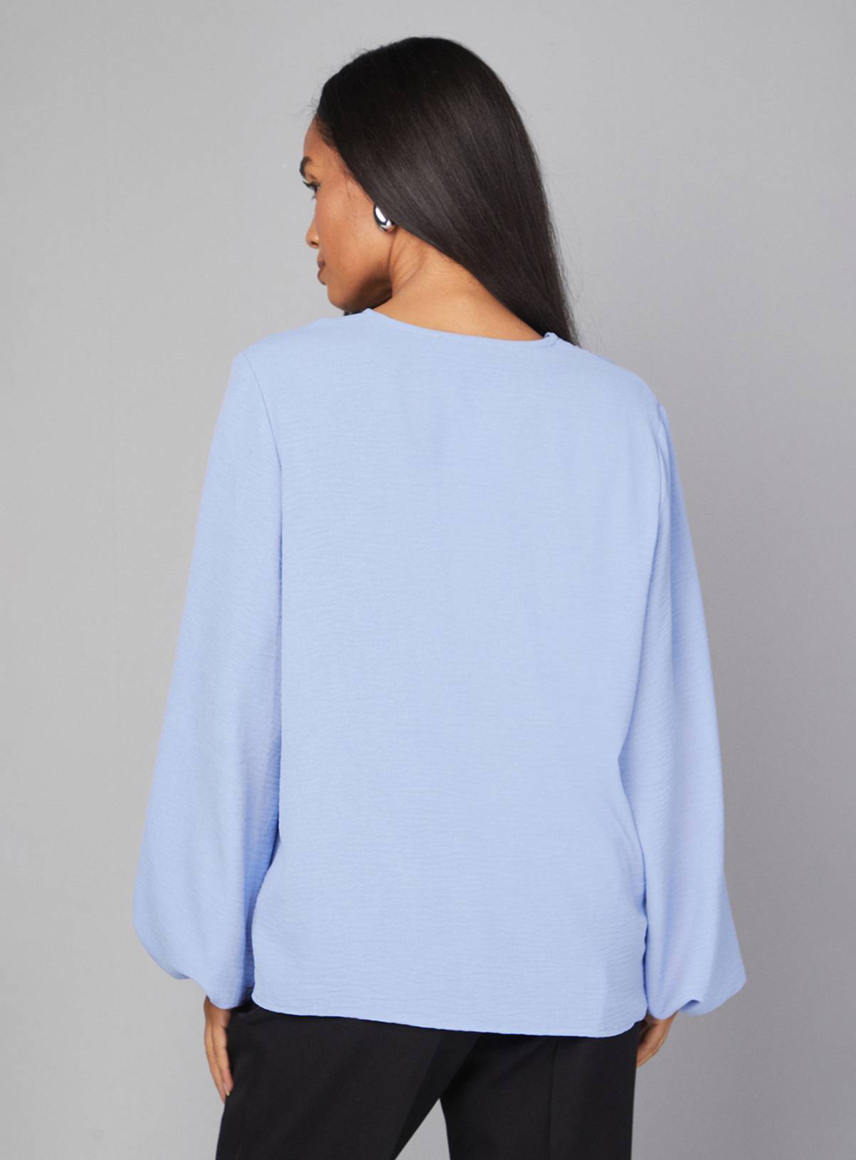 WALLIS Overhead Long Sleeve Shirt Blue 8 - Image 3