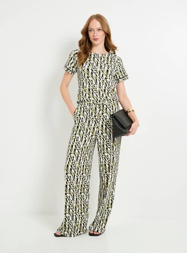 WALLIS Geo Jersey Drawstring Trouser 8