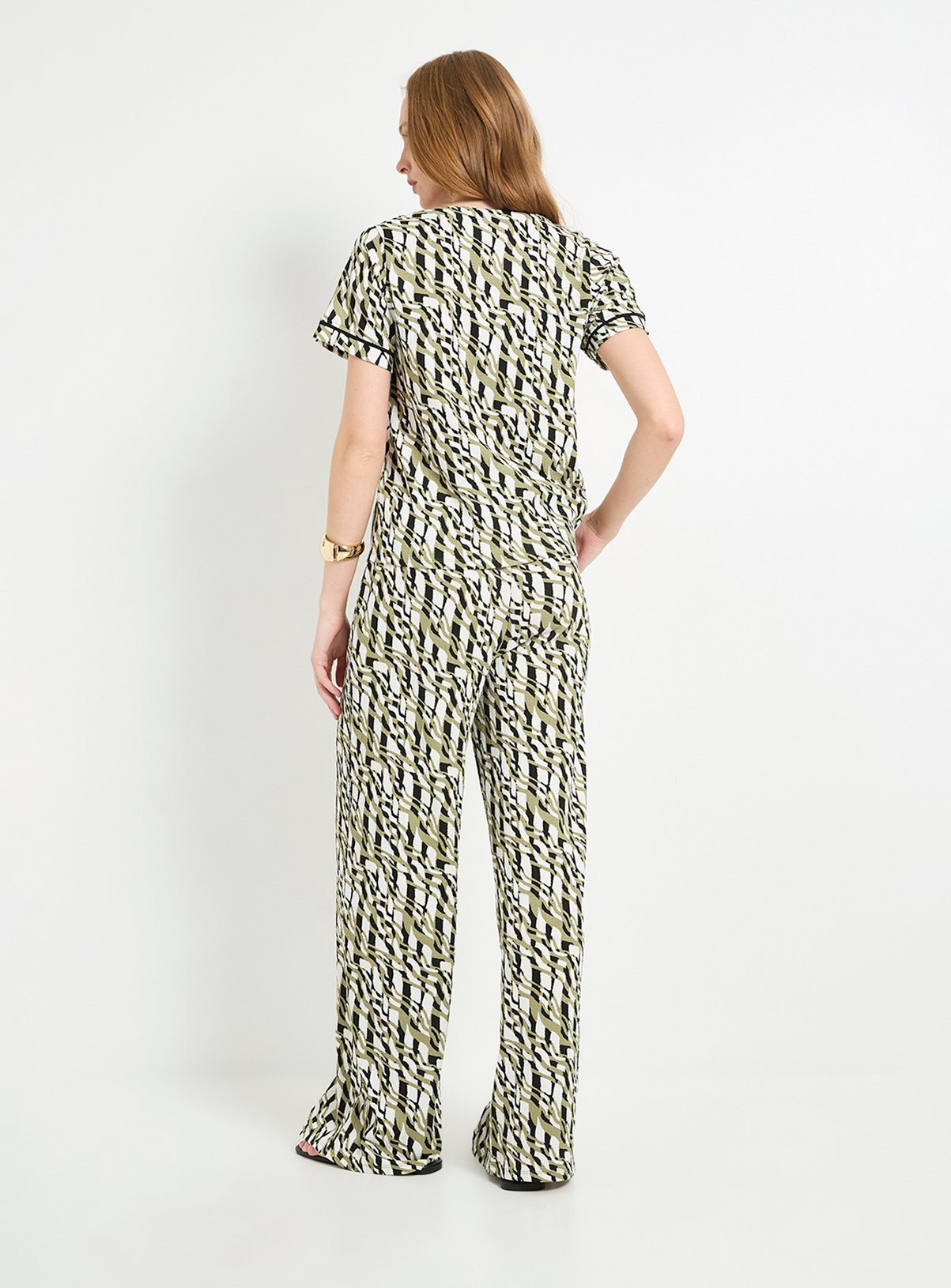 WALLIS Geo Jersey Drawstring Trouser 20 - Image 3 thumbnail