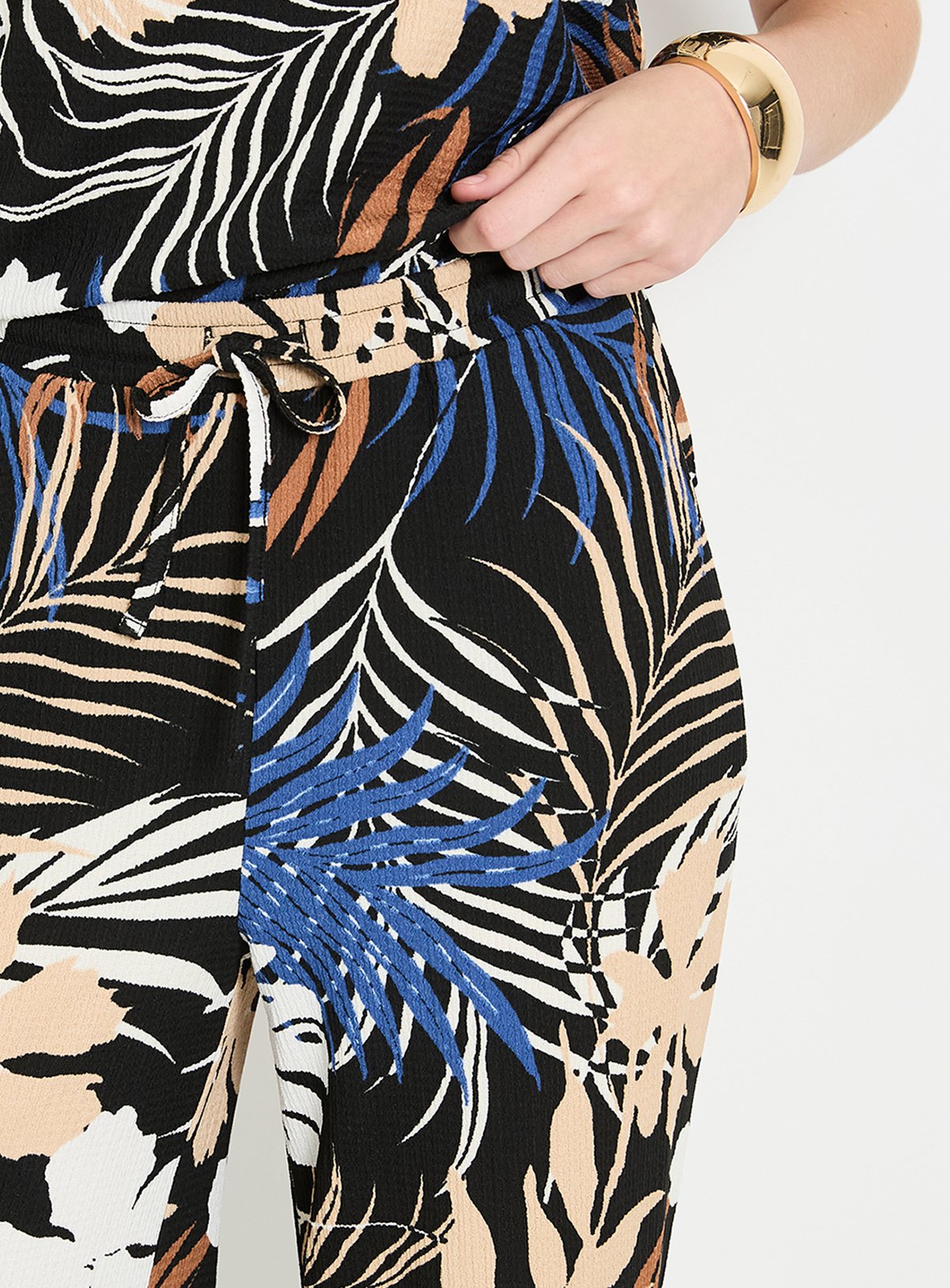 WALLIS Tropical Jersey Drawstring Trouser 16 - Image 2 thumbnail