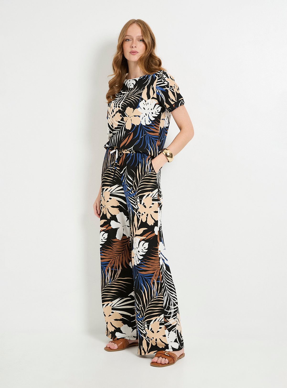 WALLIS Tropical Jersey Drawstring Trouser 16 - Image 4 thumbnail