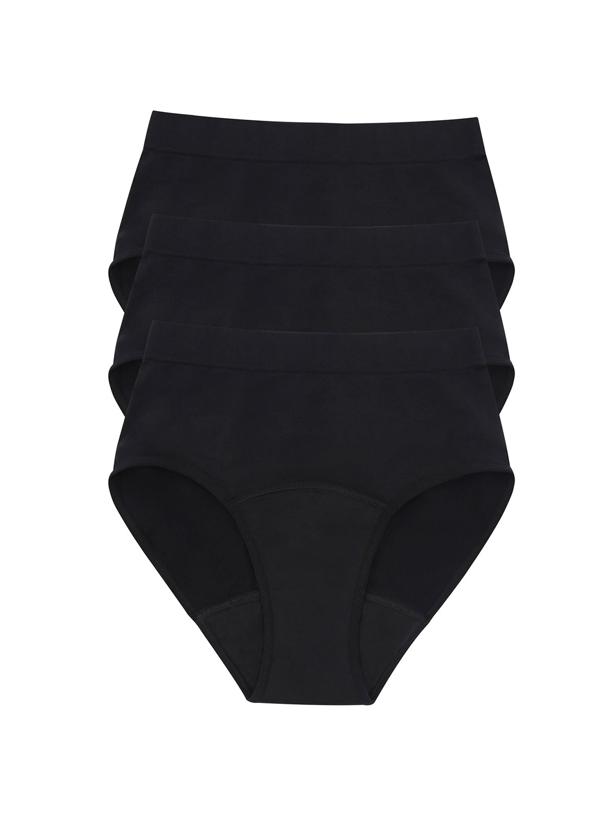LOVE LUNA Love Luna 3 Pack Seamfree Period Full Brief 12-14 - Image 1 thumbnail
