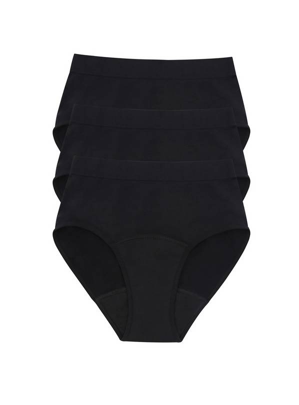 LOVE LUNA Love Luna 3 Pack Seamfree Period Full Brief 12-14