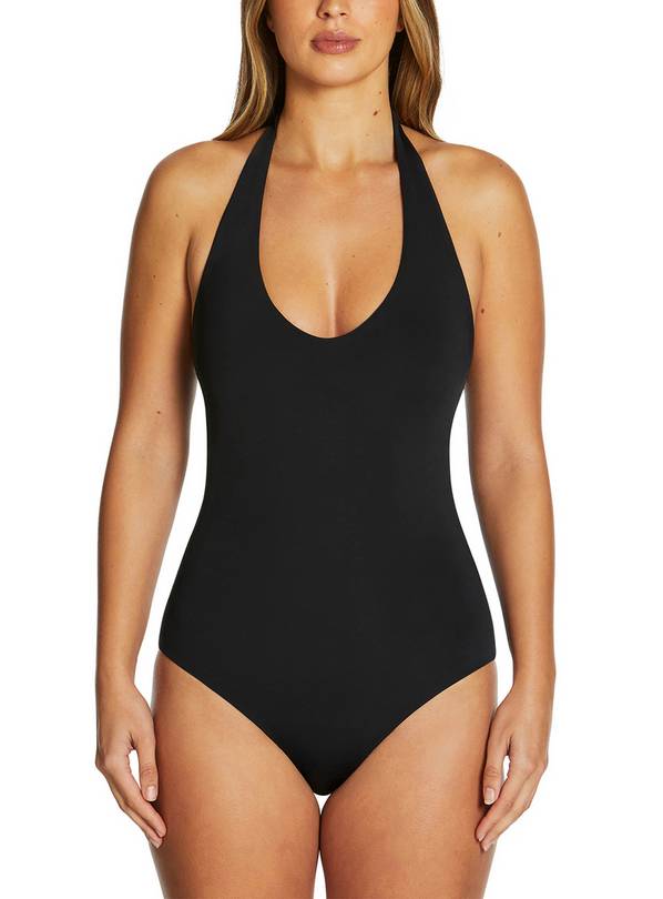 LOVE LUNA Swim Halter Neck Period Swimsuit 10-12